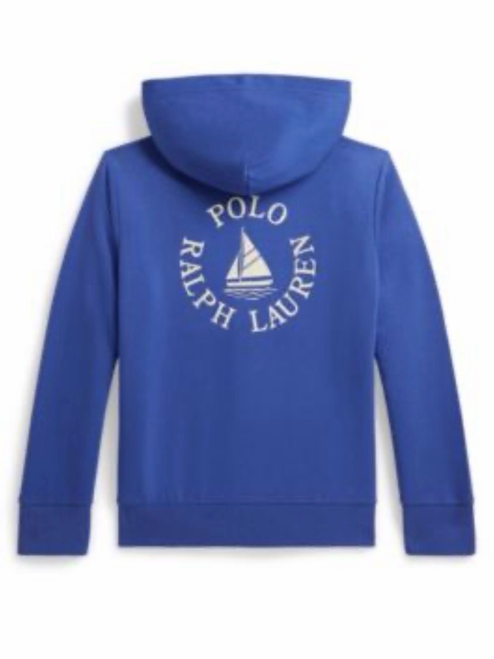Polo by Ralph Lauren Royal Blue Hoodie with Sail Logo 14- 16 y